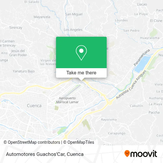 Automotores Guachos'Car map