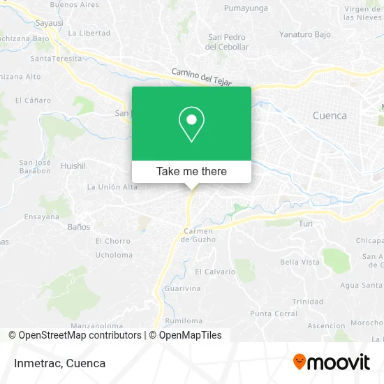 Inmetrac map