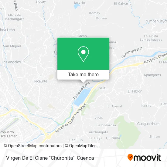 Virgen De El Cisne "Churonita" map