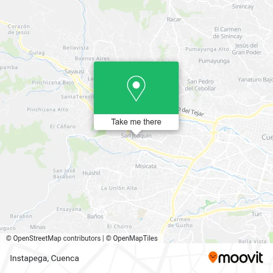 Instapega map