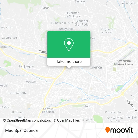 Mac Spa map