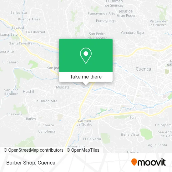 Barber Shop map