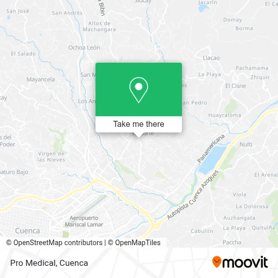 Pro Medical map
