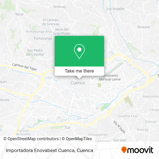 Importadora Enovabest Cuenca map