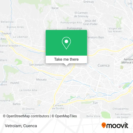 Vetrolam map