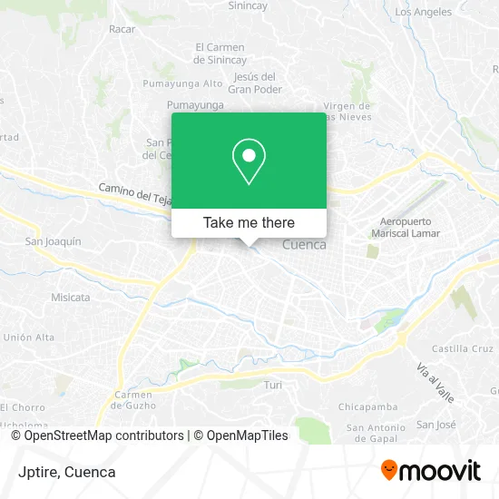 Jptire map