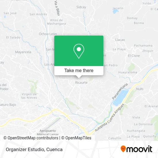 Organizer Estudio map