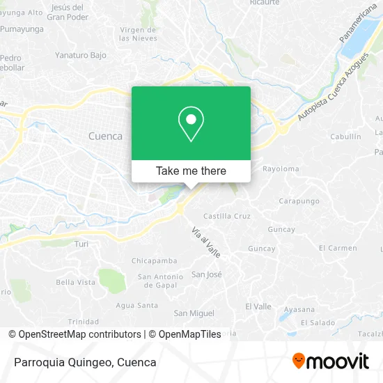 Parroquia Quingeo map