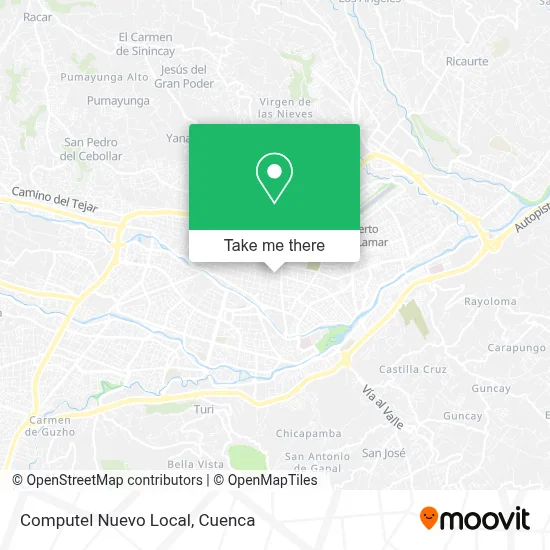 Computel Nuevo Local map