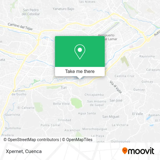 Xpernet map