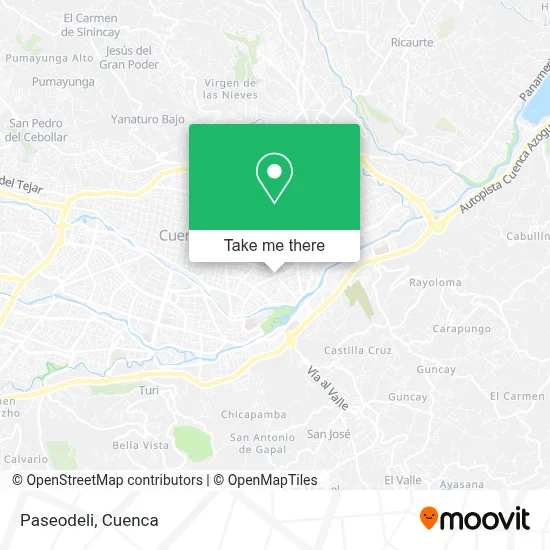 Paseodeli map