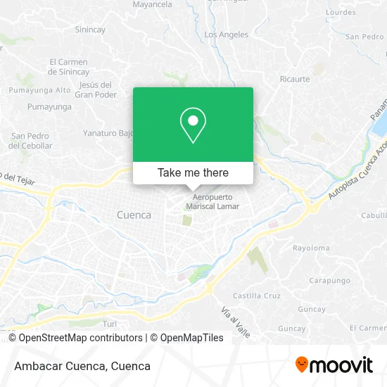 Ambacar Cuenca map