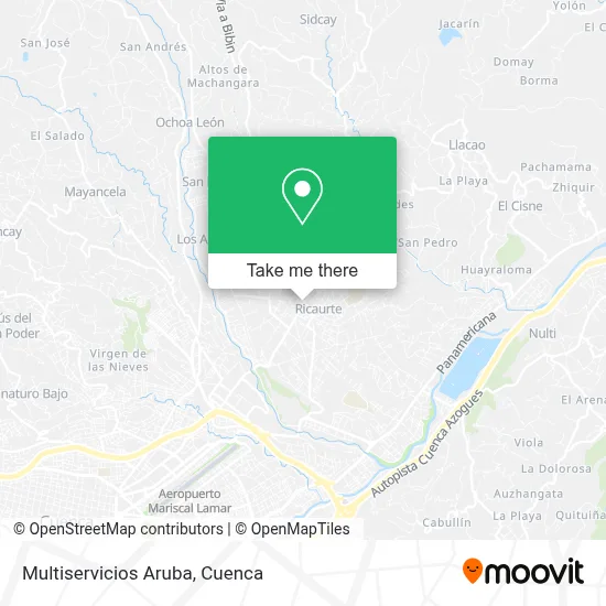 Multiservicios Aruba map