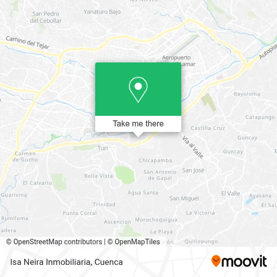 Isa Neira Inmobiliaria map