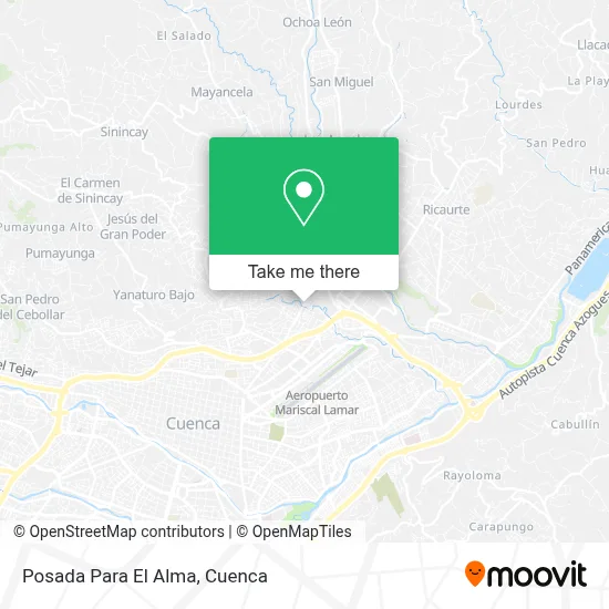Posada Para El Alma map