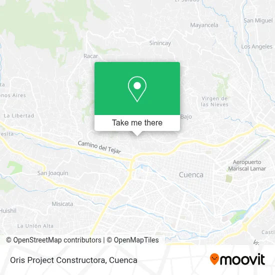 Oris Project Constructora map