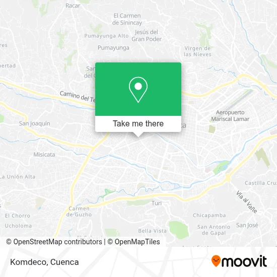 Komdeco map