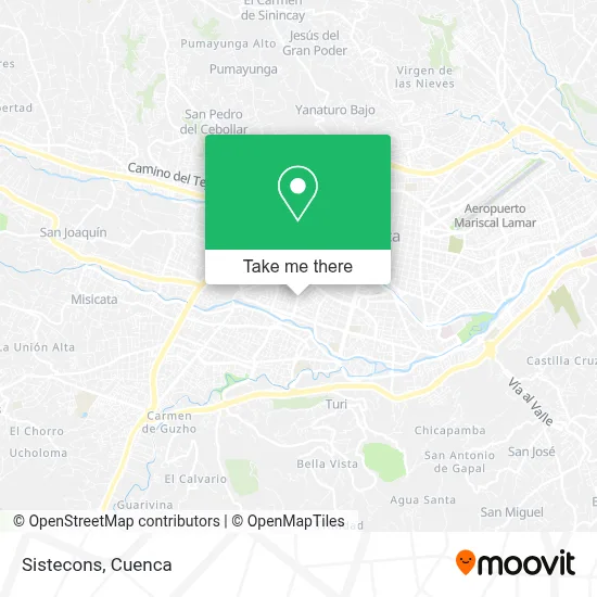 Sistecons map