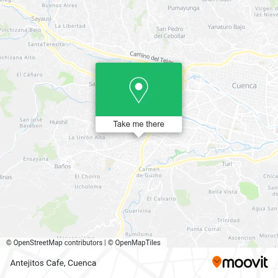 Antejitos Cafe map
