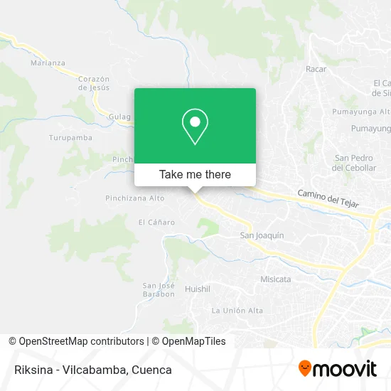 Riksina - Vilcabamba map
