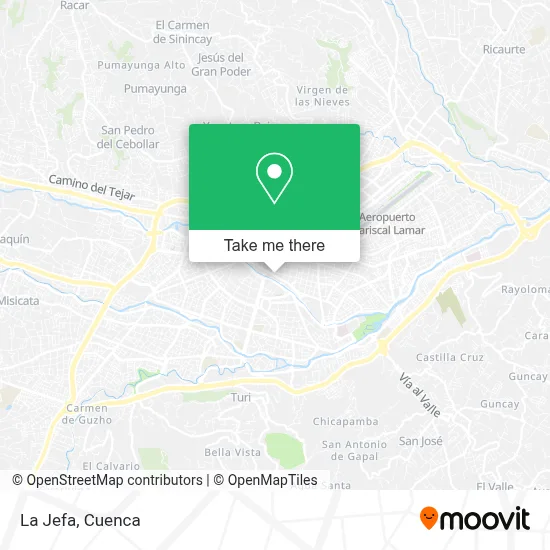 La Jefa map