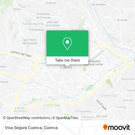 Visa Segura Cuenca map