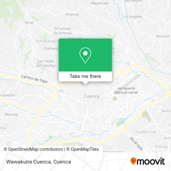 Wawakuna Cuenca map