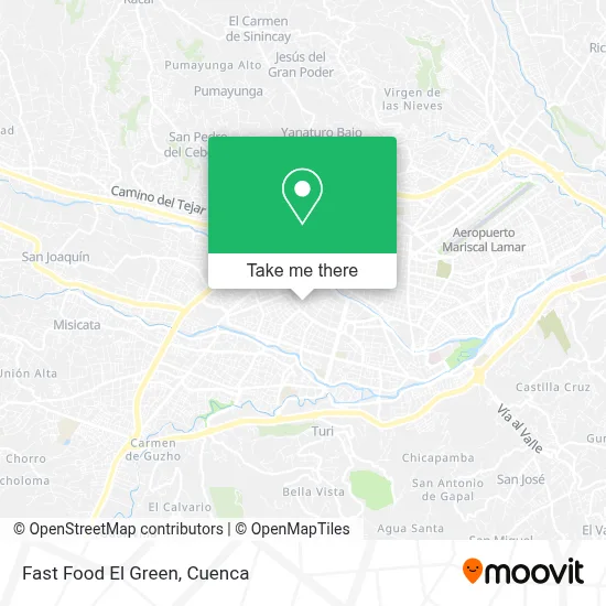 Fast Food El Green map