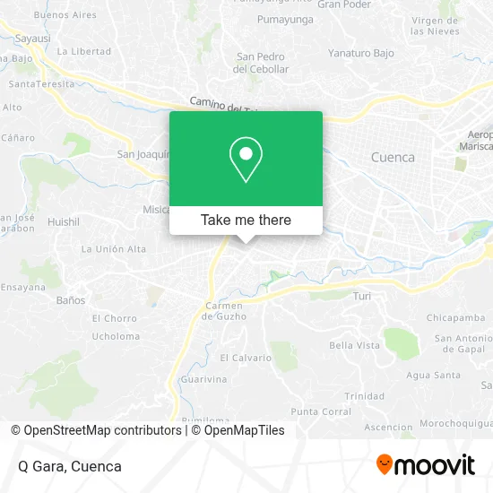 Q Gara map