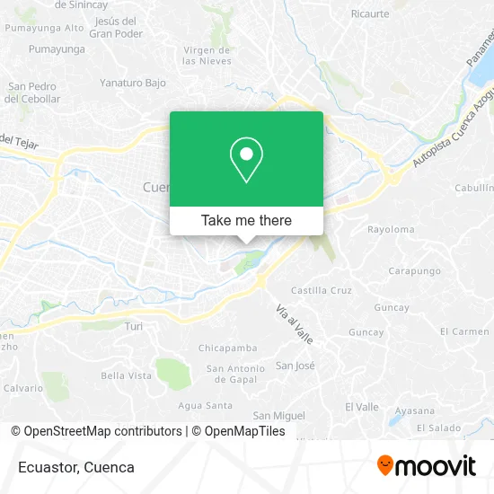 Ecuastor map