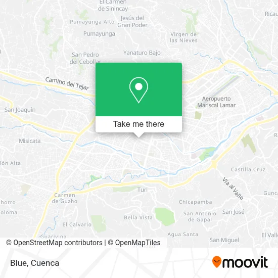 Blue map
