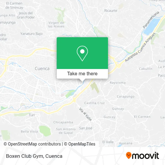 Boxen Club Gym map