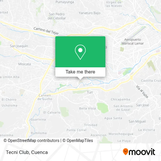 Tecni Club map