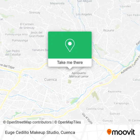 Euge Cedillo Makeup Studio map