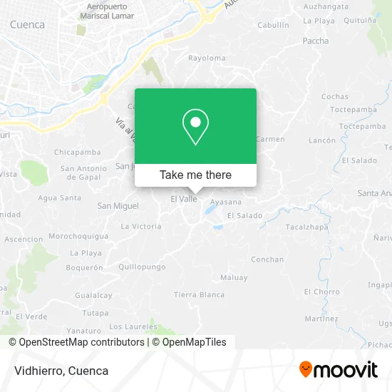 Vidhierro map
