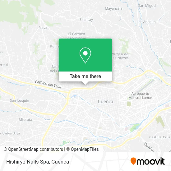 Hishiryo Nails Spa map
