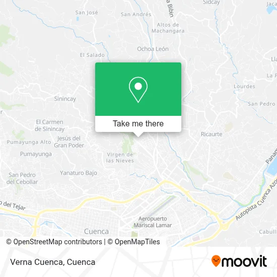 Verna Cuenca map