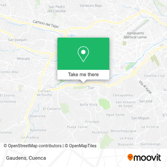 Gaudens map