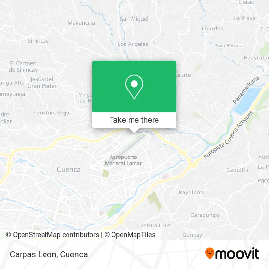 Carpas Leon map