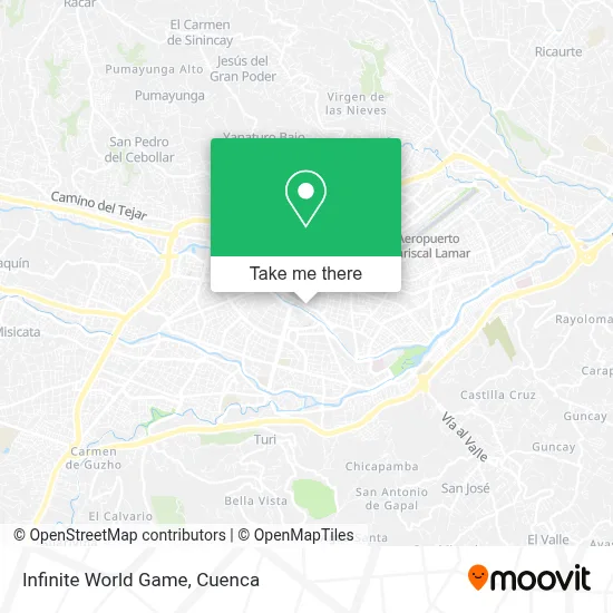 Infinite World Game map