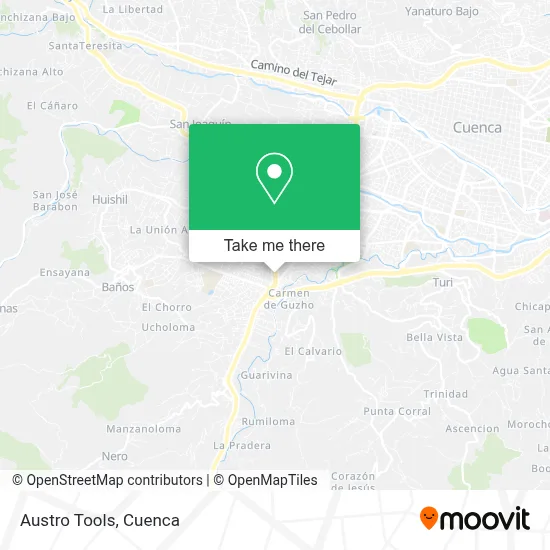 Austro Tools map