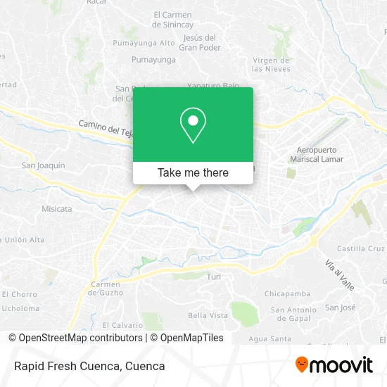Rapid Fresh Cuenca map