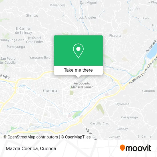 Mazda Cuenca map