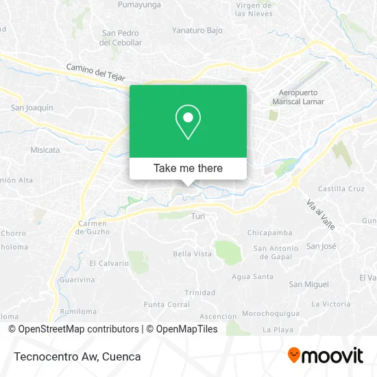 Tecnocentro Aw map