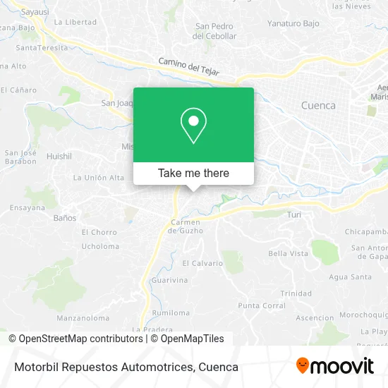 Motorbil Repuestos Automotrices map
