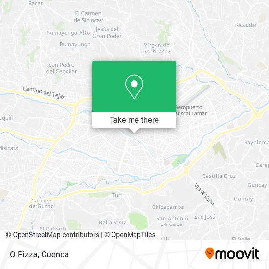 O Pizza map