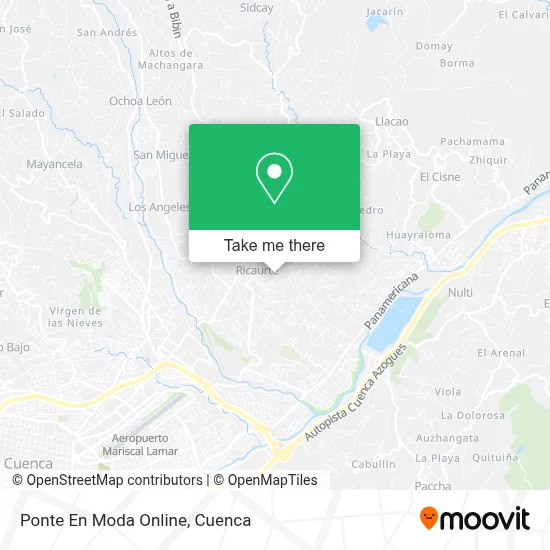 Ponte En Moda Online map