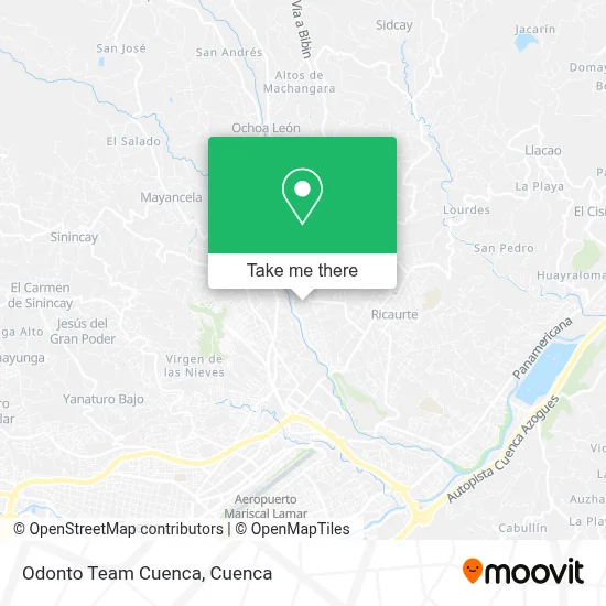 Odonto Team Cuenca map