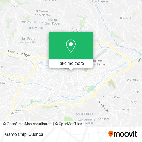 Game Chip map