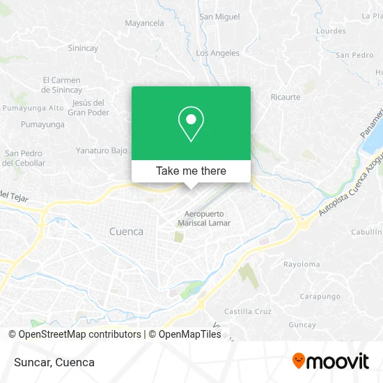 Suncar map